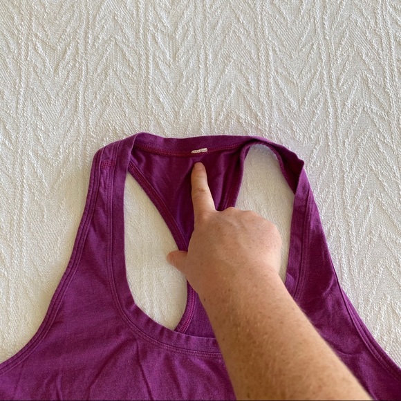Lululemon Athletica Cotton Racerback Tank Top, 6 - Picture 5 of 7